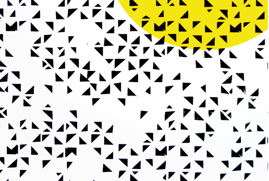 sérigraphie artisanale sur papier